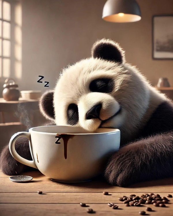 панда мультяшная