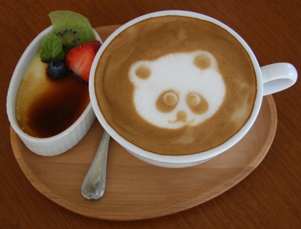 красивое кофе