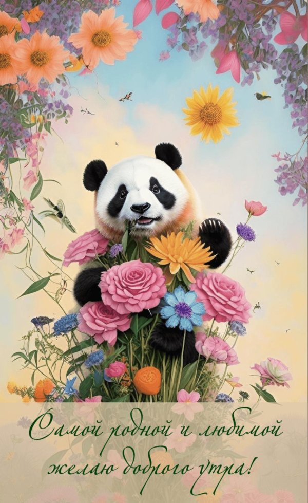 доброе утро с пандой