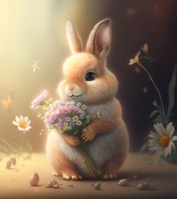 зайчик красивый