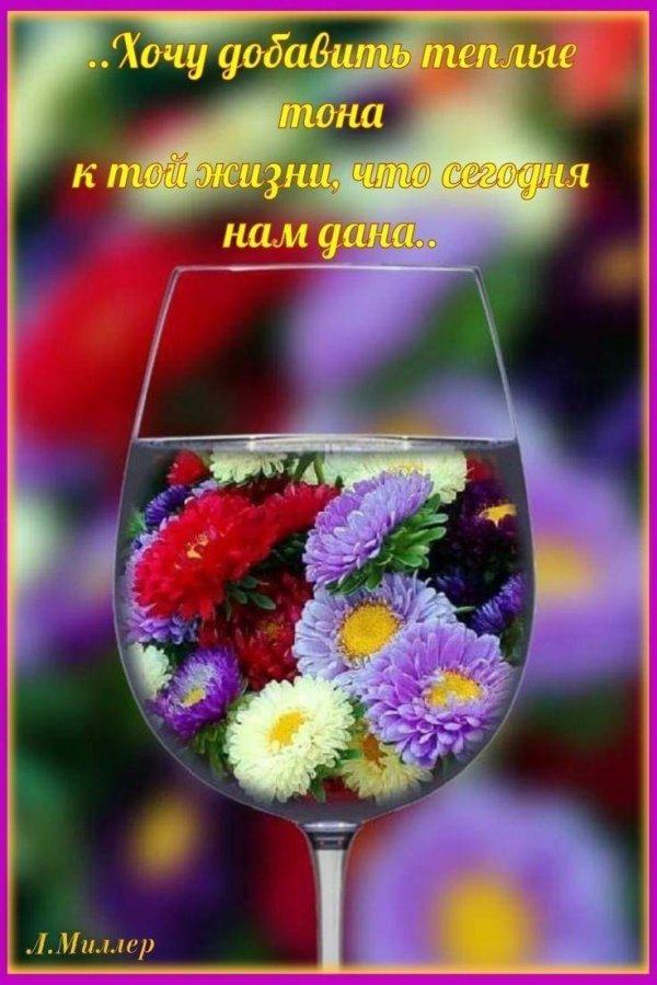 доброго утра осенние цветы