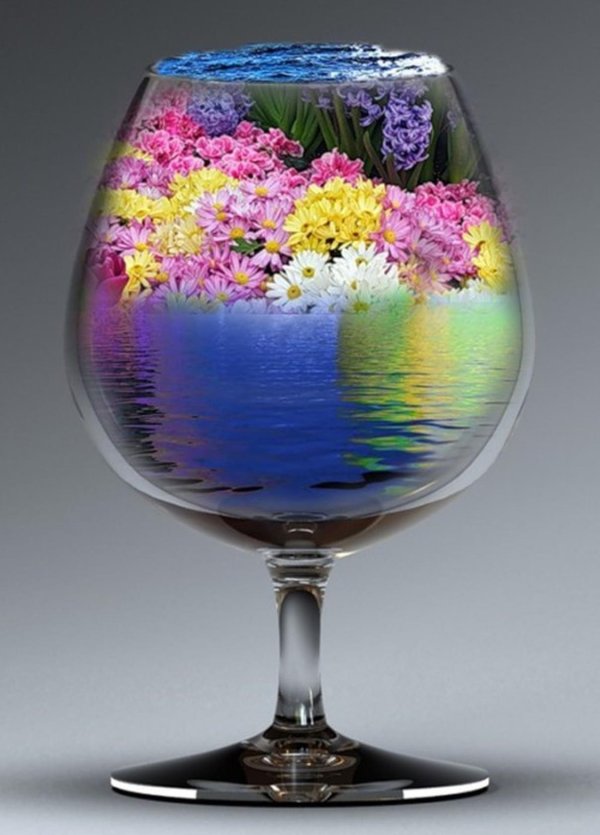 аквариум рюмка