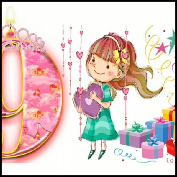 девочка мультяшная