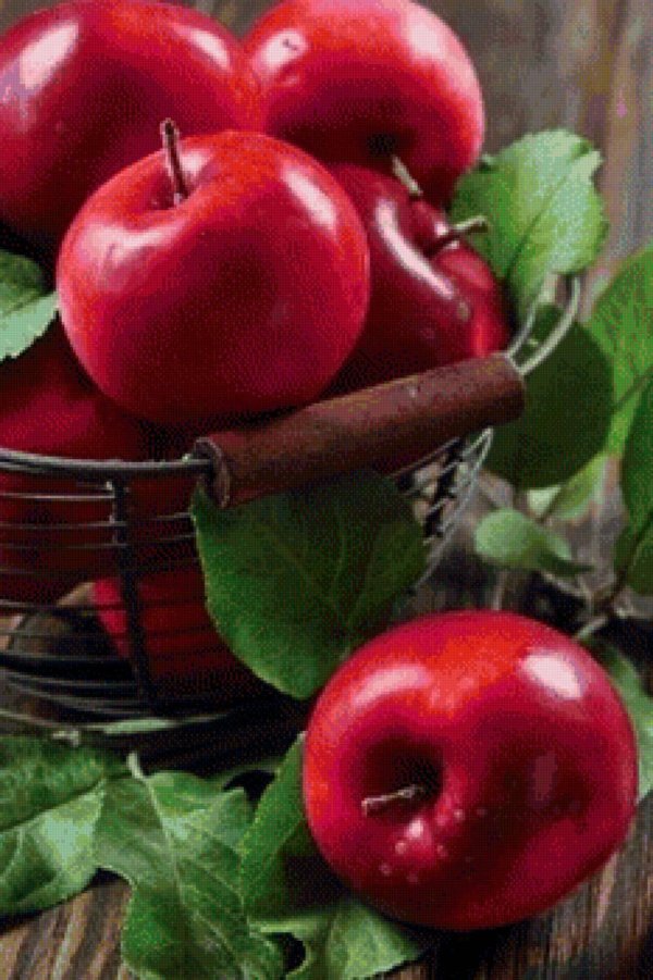 красная яблоко