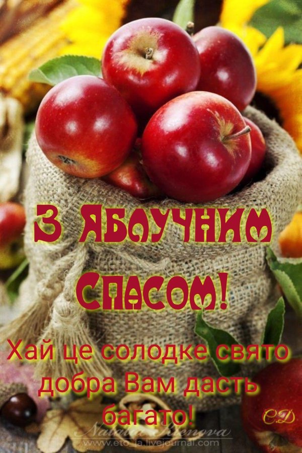 з яблучним спасом