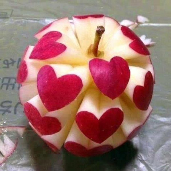 карвинг яблоко