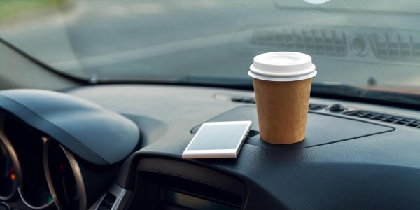 кофе за рулем