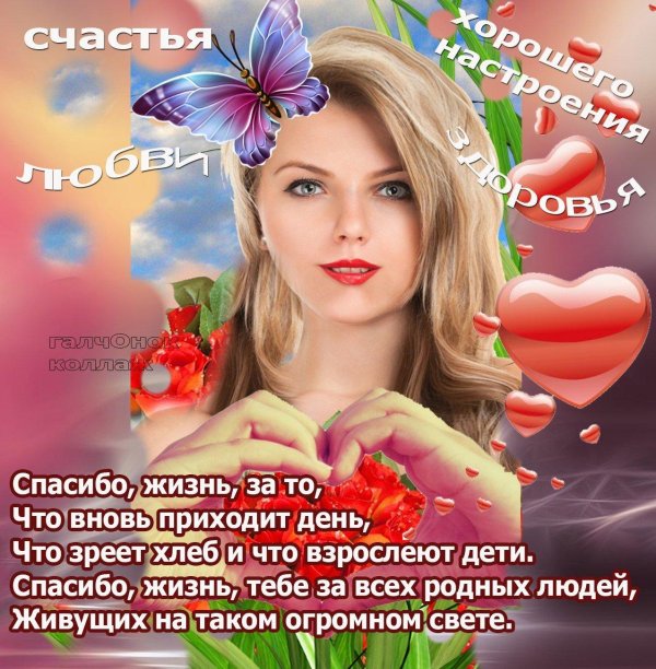 красивая открытка спасибо