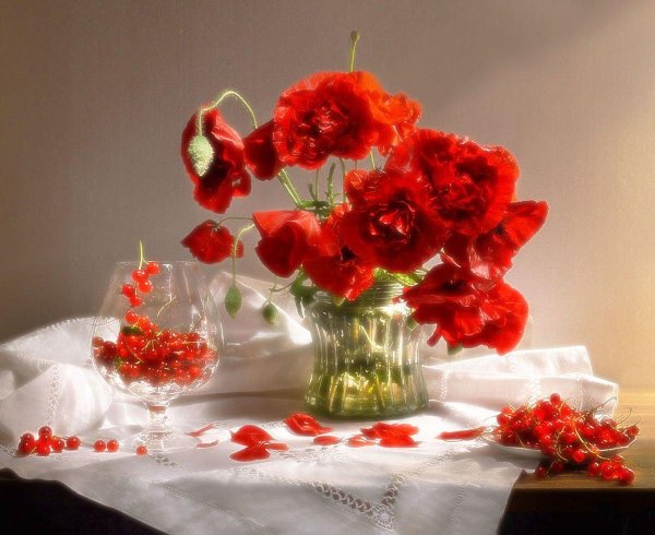 маки натюрморт