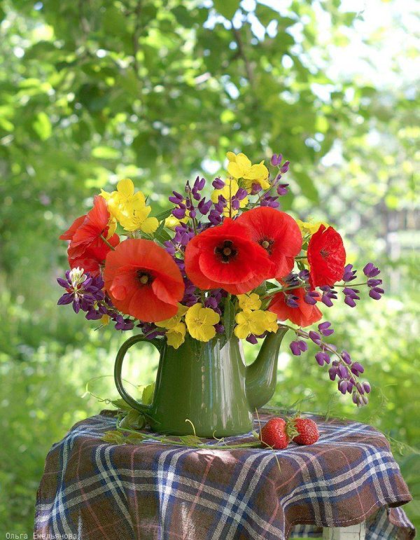 натюрморт букет цветов
