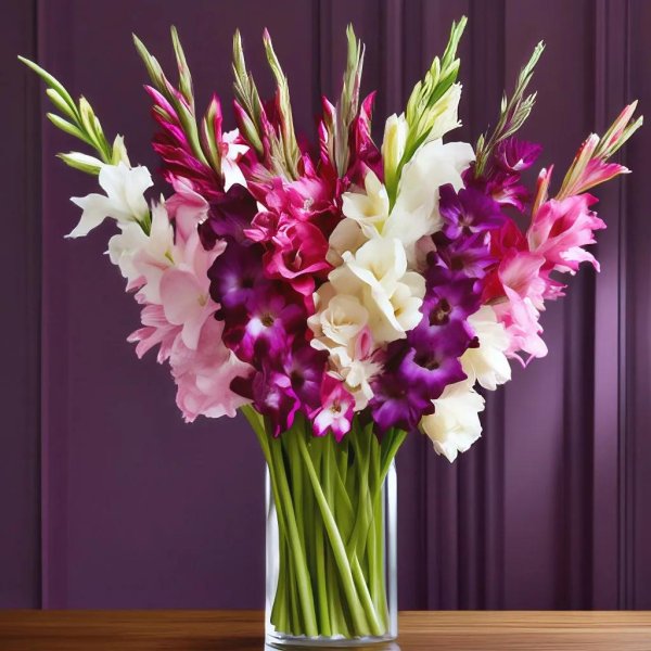 мини гладиолусы