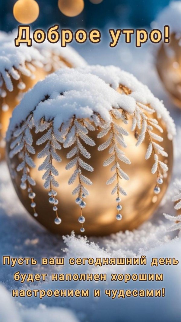 доброго утра зима