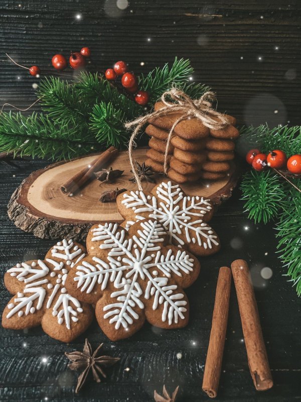 рождественские имбирные пряники