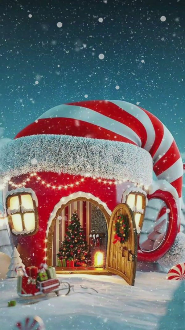 рождественские фоны