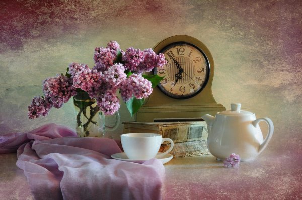 сирень натюрморт