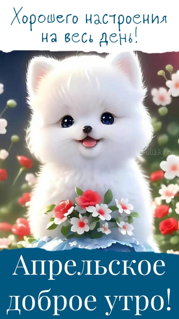 с добрым апрельским утром