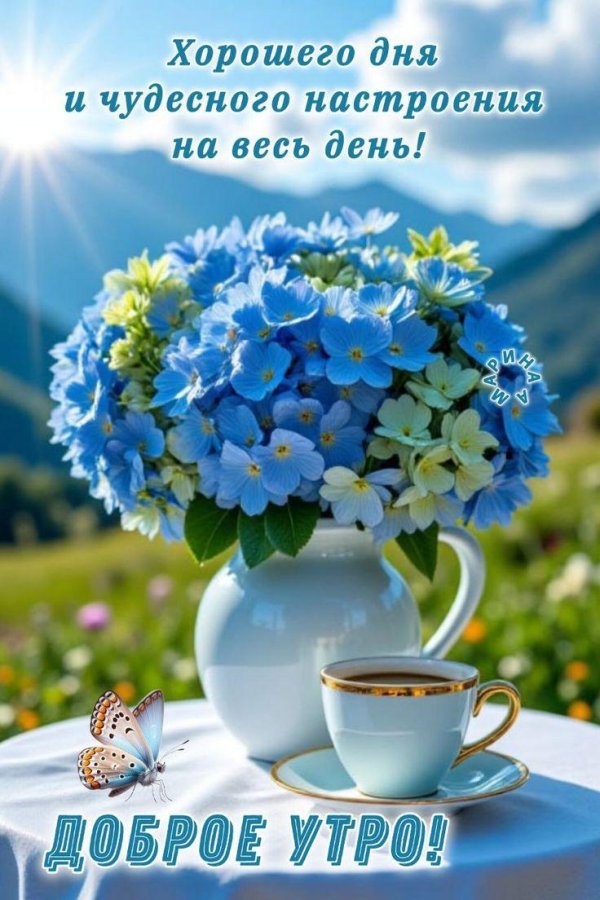 букет незабудки