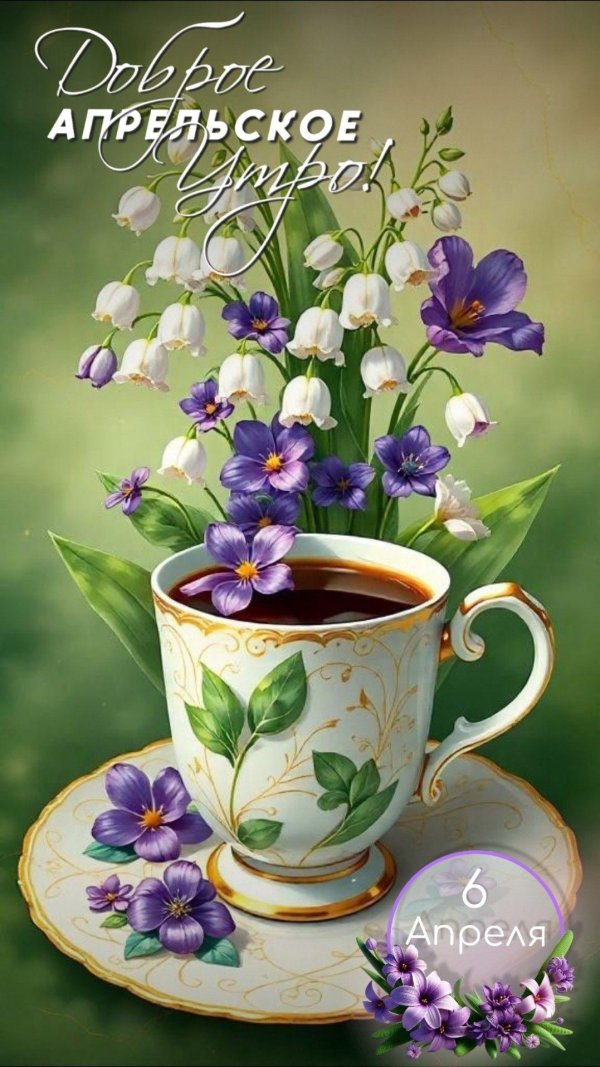 доброе утро апрель