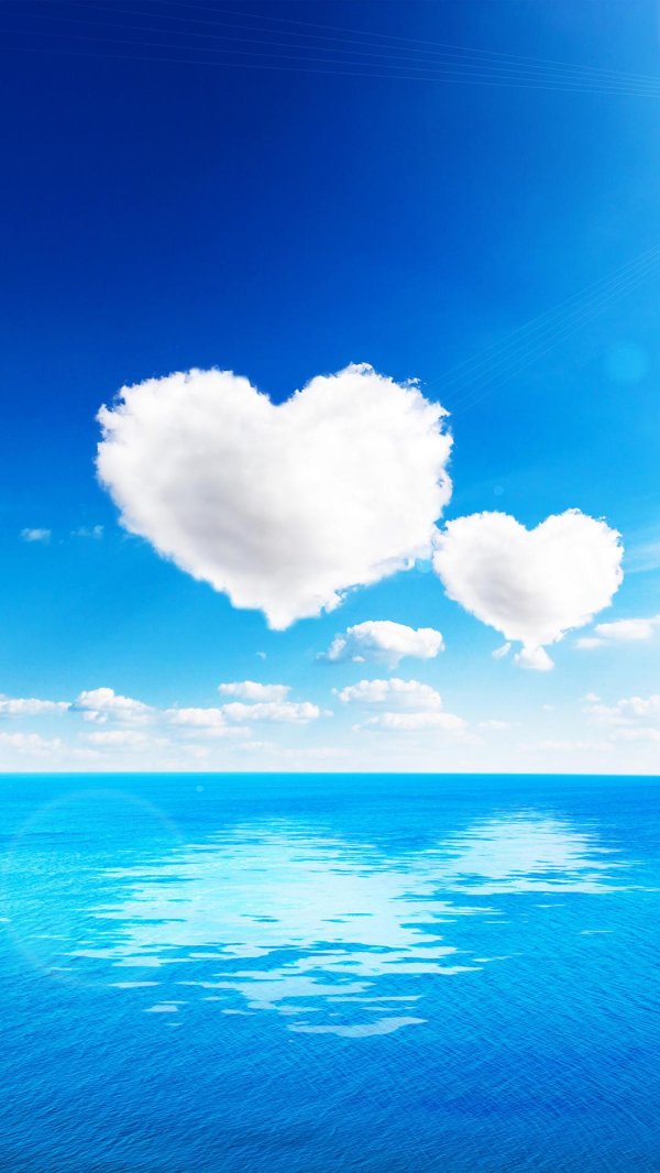 сердце из облаков
