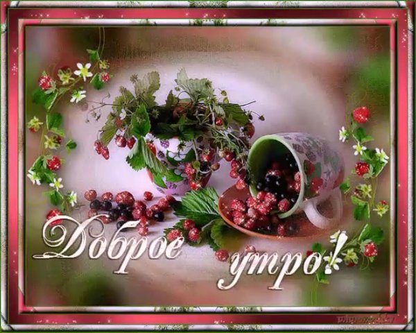 доброе утро гифки очень красивые с пожеланиями