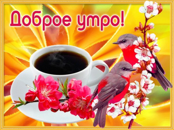 доброго утра открытка
