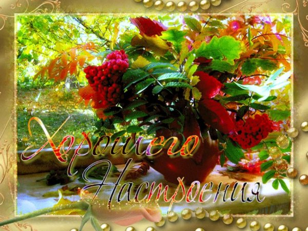 прекрасного осеннего настроения