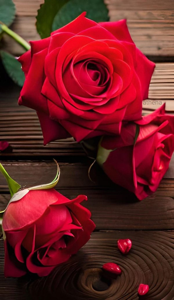 шикарные красные розы