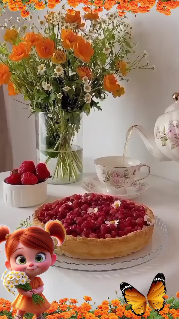 ягодный пирог