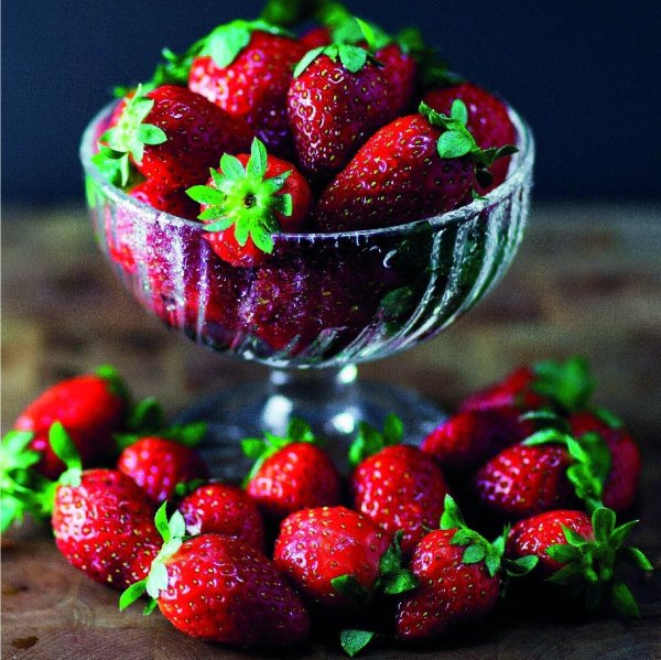 клубника красивая