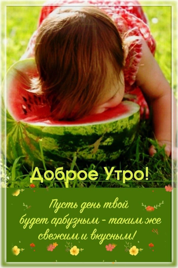 доброе утро день арбуза