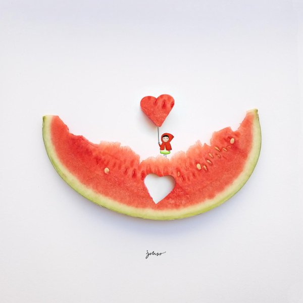 фрукты креатив