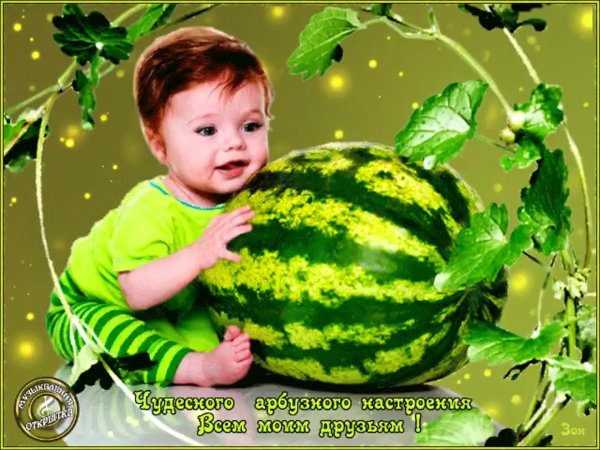 с днем арбуза