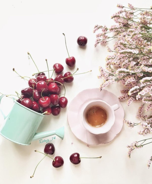 кофе с черешней