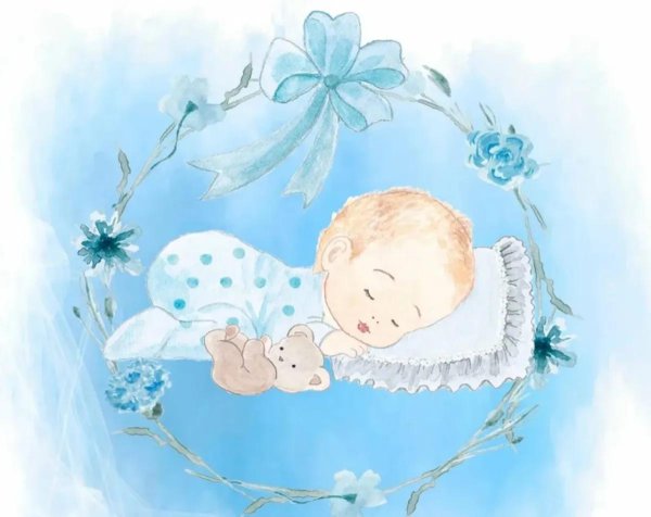 с новорожденным мальчиком открытки