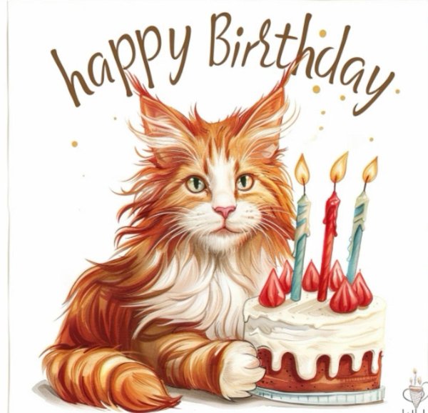 с днем рождения котик