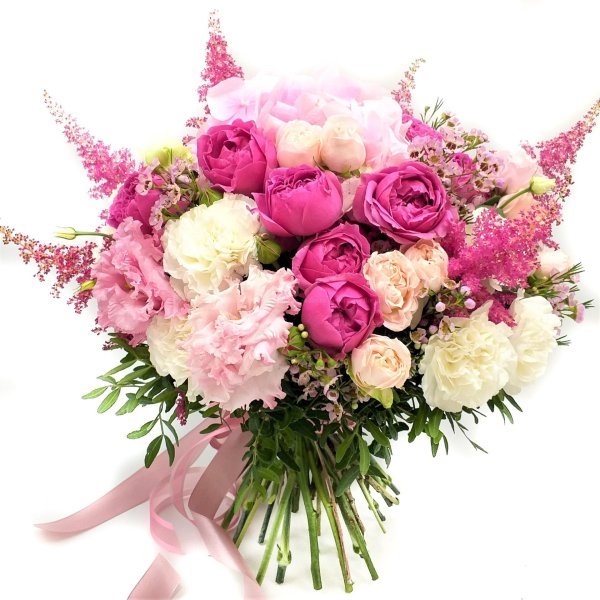 розовые букеты