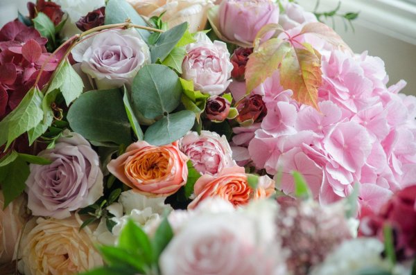 нежные букеты цветов