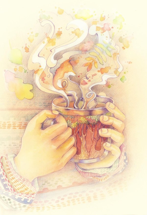 уютные иллюстрации