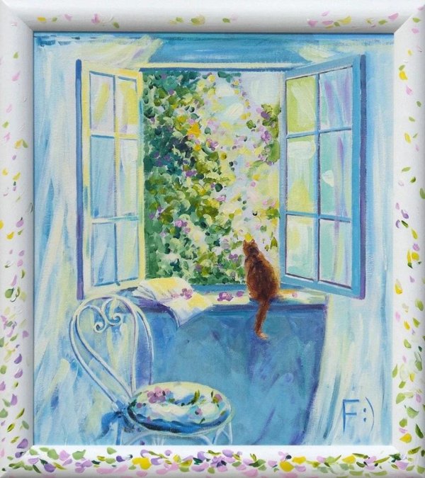 окно живопись