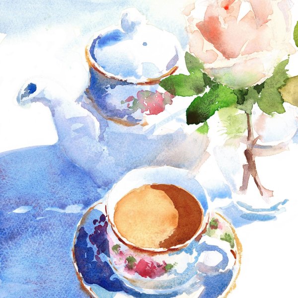 акварельная иллюстрация