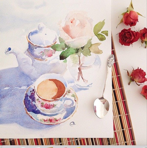 рисование акварелью