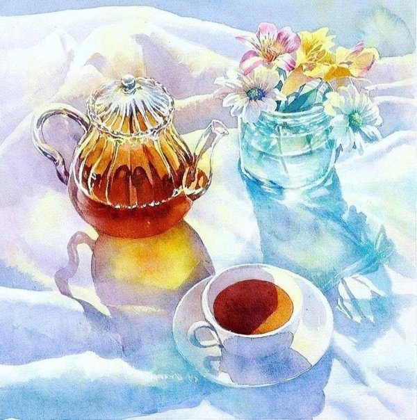 акварельная картина