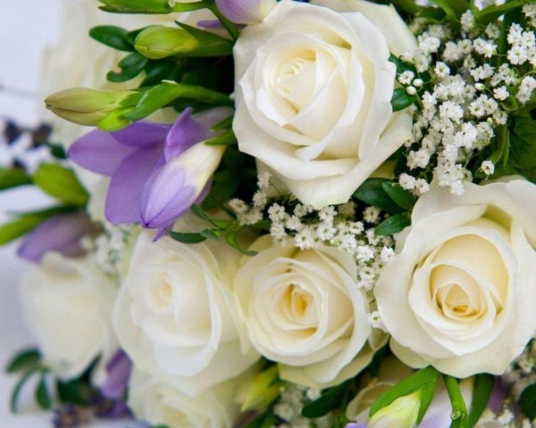 красивый свадебный букет