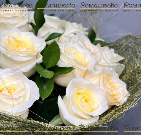 красивый белый букет