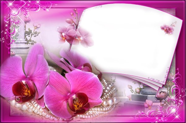 рамка цветочная