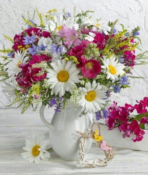 летние букеты