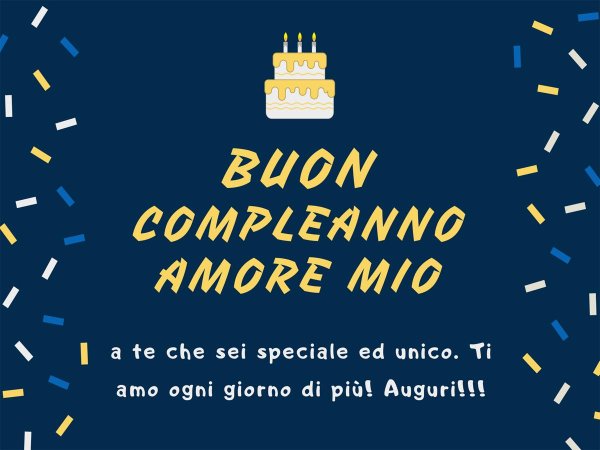buon compleanno amore mio