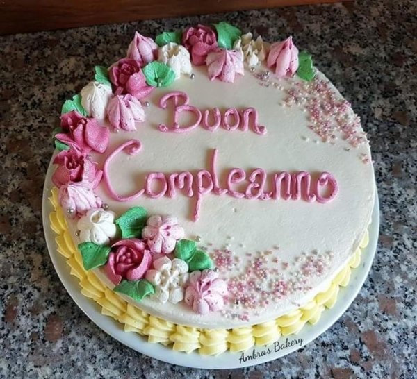 buon compleanno торт