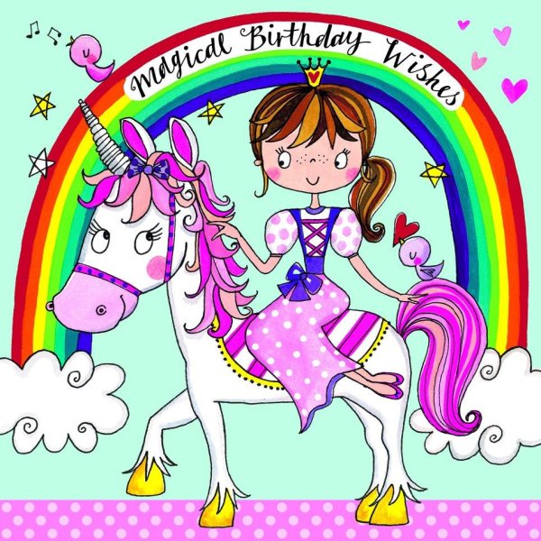 открытка happy birthday принцесса