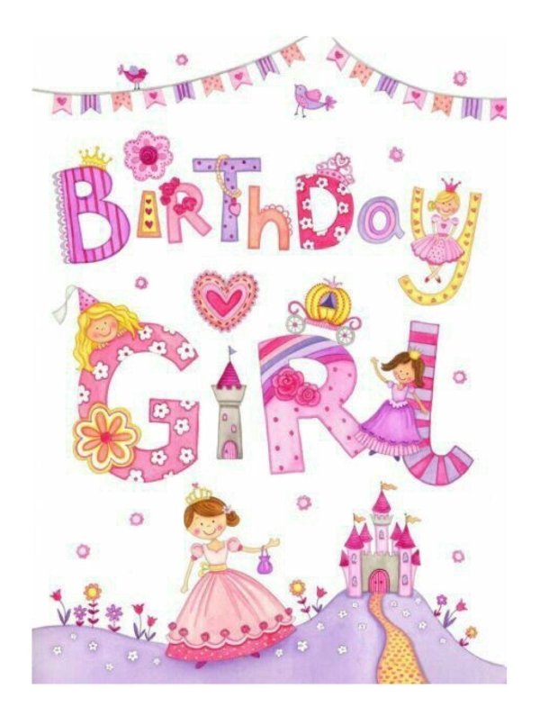 happy birthday девочке